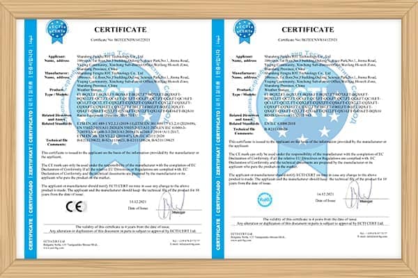 氣象站CE、ROHS